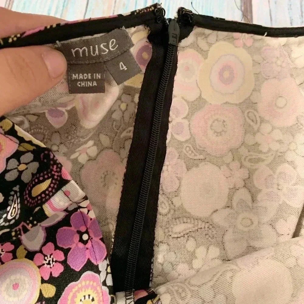 Muse floral high waist pants - Picture 9 of 9
